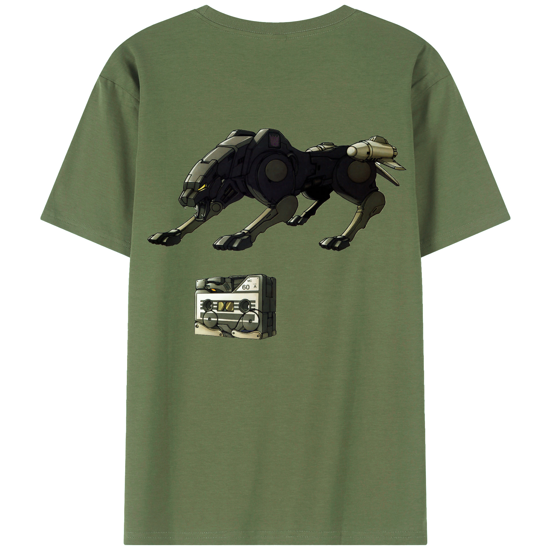 （画像用）  綿100％ メンズ半袖Tシャツ（バックプリント） 通気性